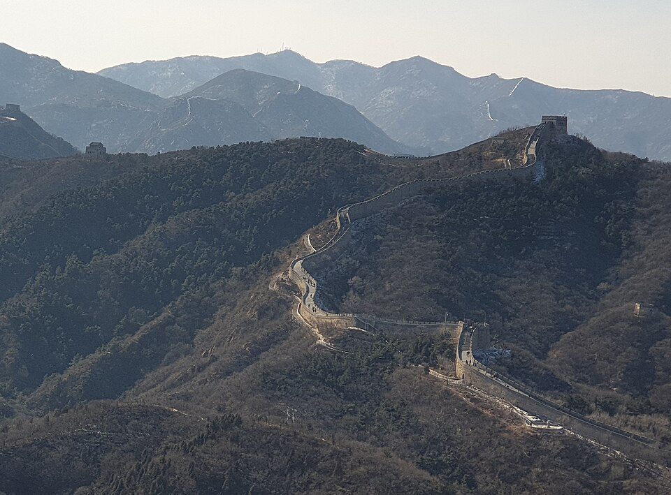 Landscape view of The Great Wall of China